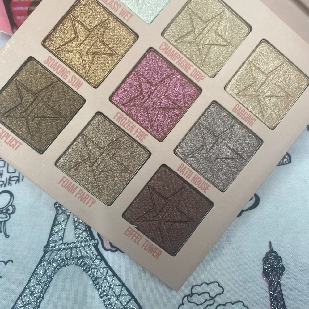 Jeffree Star‎ Mini Orgy Eyeshadow Artistry Palette 9 Pigmented Shimmer Shades